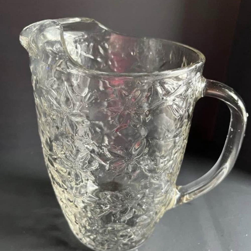 Princess House Fantasia Glass Pitcher